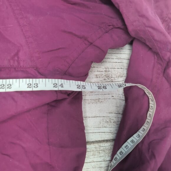 Vintage Columbia Magenta Made in Korea Bomber Style Jacket Women Size XL - Picture 4 of 9